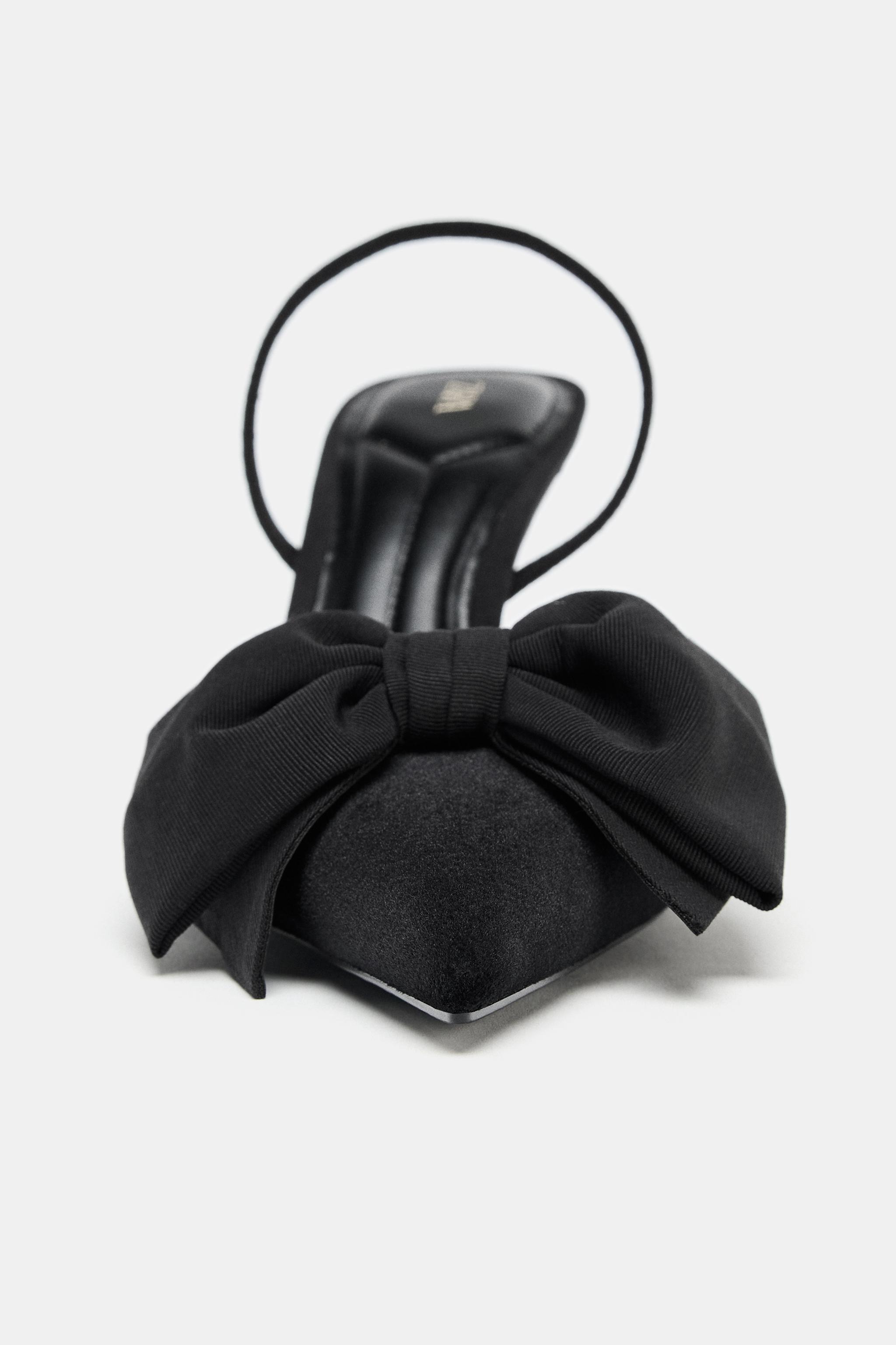 CHAUSSURES OUVERTES À L'ARRIÈRE AVEC NŒUD